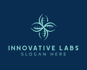 Leaf Biotech Research logo design