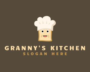 Bread Chef Hat logo design