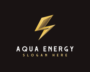 Lightning Energy Bolt logo design