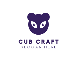 Cub - Bear Panda Animal logo design