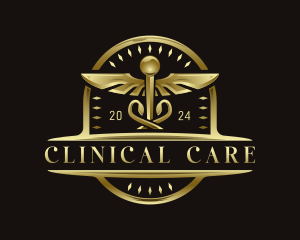 Premium Medical Caduceus logo design