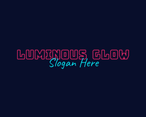 Bright - Bright Neon Gaming logo design