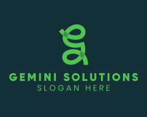 Startup Monoline Letter G Business logo design