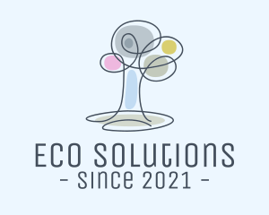 Ecology - Ecology Tree Monoline logo design