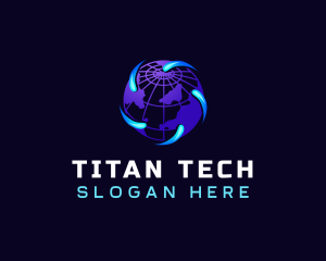 Globe Tech Software logo design