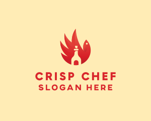 Chicken Wing Hot Sauce logo design