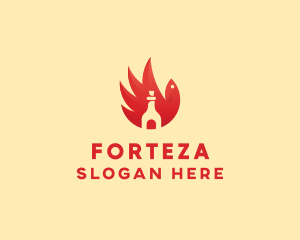 Chicken Wing Hot Sauce logo design