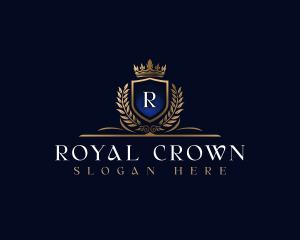 Royal Crown Shield logo design