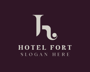 Generic Boutique Hotel Letter H logo design