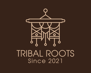 Tribal Handcrafted Macrame logo design