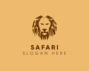 Safari Wild Lion logo design