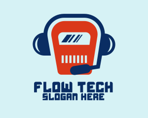 Tech Robot Talk logo design