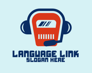 Bilingual - Tech Robot Talk logo design