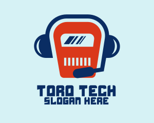 Tech Robot Talk logo design