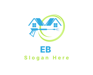 Service - Residential Home Cleaning logo design