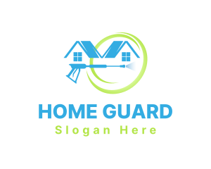 Residential Home Cleaning logo design