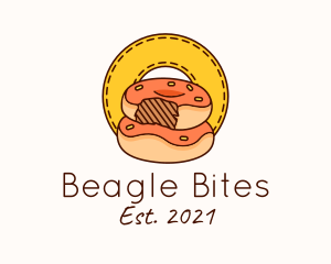 Donut Bite Patch logo design