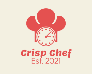 Chef Kitchen Timer logo design