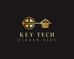 Premium Realty Key logo design