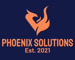 Phoenix - Mythical Phoenix Creature logo design