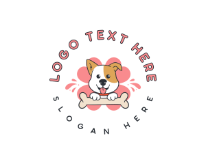 Kennel - Dog Bone Treat logo design