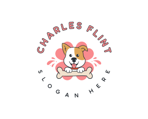 Pet - Dog Bone Treat logo design