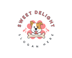 Treat - Dog Bone Treat logo design