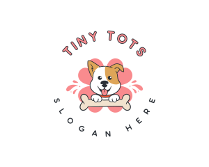 Kennel - Dog Bone Treat logo design