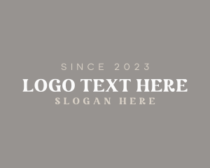 Wordmark - Modern Elegant Business logo design