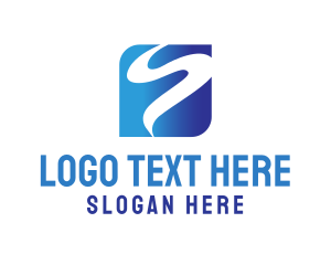 Letter S - Modern Wave Business Letter S logo design
