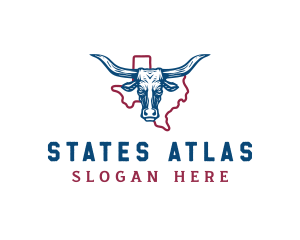 Texas Longhorn Cattle logo design