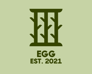Organic Products - Green Tree Branch logo design
