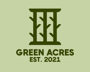 Agriculturist - Green Tree Branch logo design