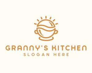 Sun Coffee Breakfast logo design