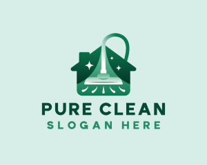 Home Vacuum Cleaning logo design