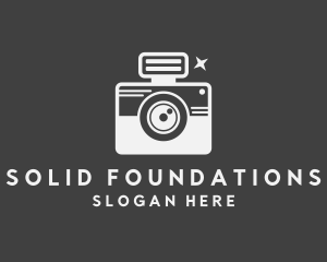 Photo Booth - Retro Film Camera logo design