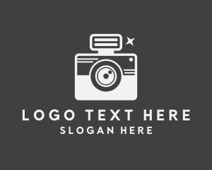 Retro Film Camera Logo