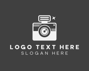 Camera App - Retro Film Camera logo design