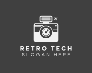 Retro Film Camera logo design