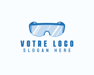 Construction Safety Glasses  logo design