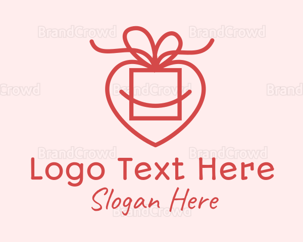 Pink Heart Gift Logo