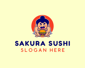 Japanese - Japanese Sumo Burger logo design