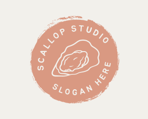 Scallop - Delicious Oyster Seafood logo design