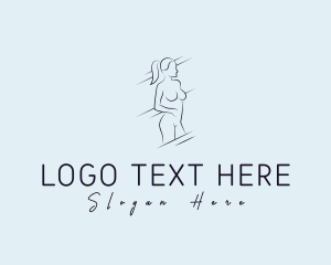 Underwear - Female Naked Dermatology logo design