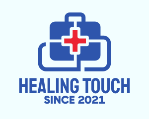 Injury - Medical Healthcare Kit logo design