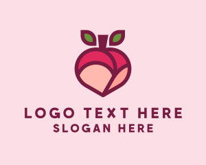 Lingerie - Sexy Fruit Butt logo design