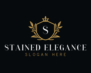 Elegant Shield Crest logo design