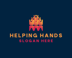 Support - Human Support Association logo design