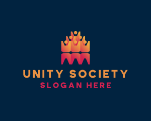 Society - Human Support Association logo design