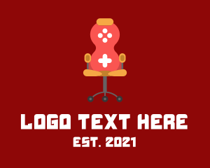 Game Streaming - Gaming Console Chair logo design